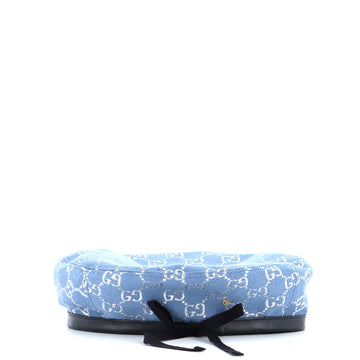 Gucci Beret Hat GG Lame Canvas