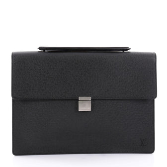 Louis Vuitton Porte-Documents Angara Handbag Taiga 2421602
