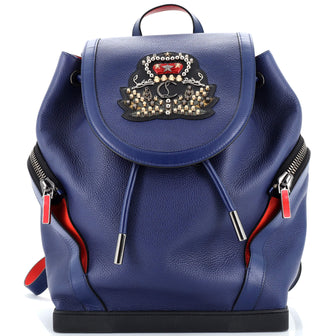Christian Louboutin Explorafunk Backpack Embellished Leather