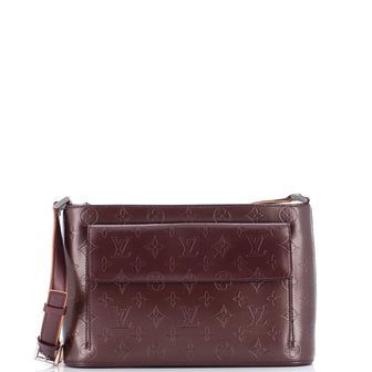 Louis Vuitton Mat Allston Handbag Monogram Vernis