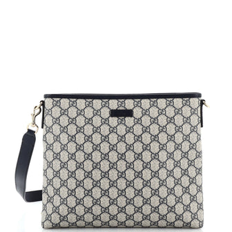 Gucci Flat Messenger Bag GG Coated Canvas Medium