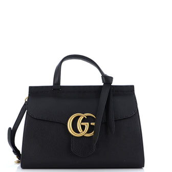 Gucci GG Marmont Top Handle Bag Leather Small