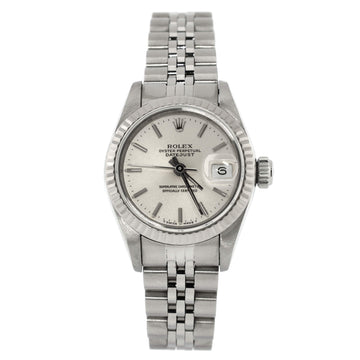 Rolex Oyster Perpetual Datejust Automatic Watch Stainless Steel and White Gold 26