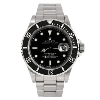 Rolex Oyster Perpetual Submariner Date Automatic Watch Stainless Steel 40