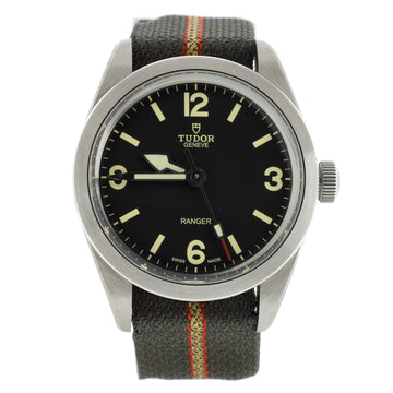 Tudor Ranger Automatic Watch Stainless Steel and Fabric 39