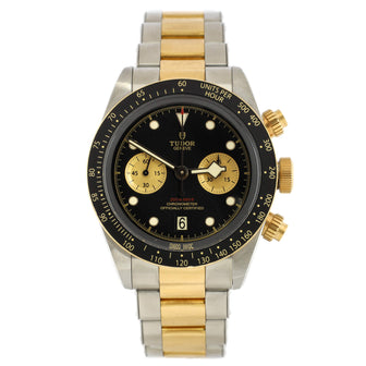 Tudor Black Bay Chronograph S&G Automatic Watch Stainless Steel and Yellow Gold 41