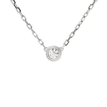 Cartier Cartier D'Amour Pendant Necklace 18K White Gold with Diamond Small