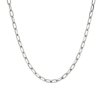 Cartier Santos de Cartier Chain Necklace 18K White Gold