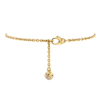 Cartier Trinity Ball Charm Chain Bracelet 18K Yellow Gold with 18K Tricolor Gold