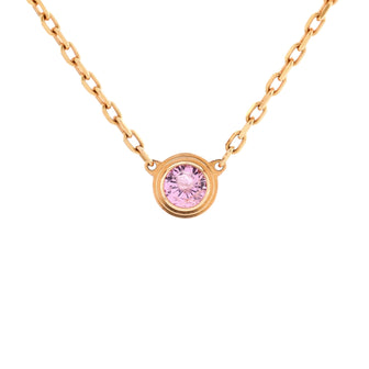 Cartier Cartier D'Amour 1 Pink Sapphire Necklace 18K Rose Gold