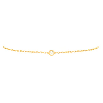 Cartier D'Amour Bracelet 18K Yellow Gold and Diamond Small