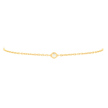 Cartier D'Amour Bracelet 18K Yellow Gold and Diamond Small