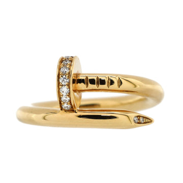 Cartier Juste un Clou Ring 18K Yellow Gold and Diamonds