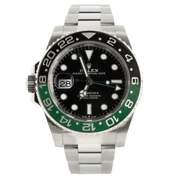 Rolex Oyster Perpetual Date GMT Master Ⅱ Lefty Sprite Automatic Watch Stainless Steel and Cerachrom 40