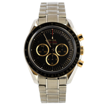 Omega Speedmaster Professional Tokyo Olympic Chronograph Limited Edition Manual Watch Stainless Steel and Yellow Gold 42
