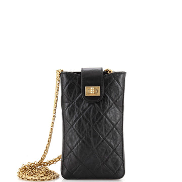 Chanel Reissue 2.55 Phone Holder with Chain Quilted Aged Calfskin