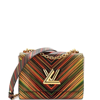 Louis Vuitton Twist Handbag Limited Edition Print Epi Leather MM