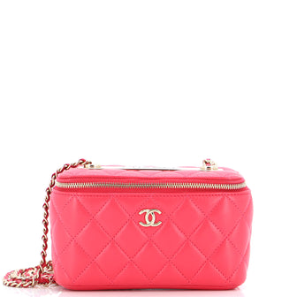 Chanel Trendy CC Vanity Case with Chain Quilted Lambskin Small
