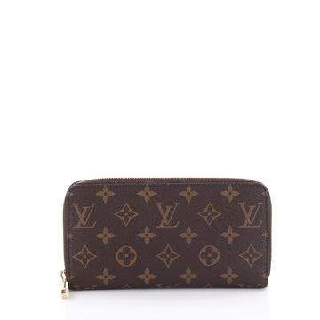 Louis Vuitton Zippy Wallet Monogram Canvas Brown 2422406