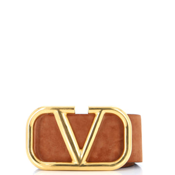 Valentino Garavani VLogo Belt Leather Extra Wide