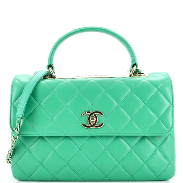 Chanel Trendy CC Top Handle Bag Quilted Lambskin Medium