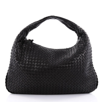 Bottega Veneta Veneta Hobo Intrecciato Nappa Large Black 2423003