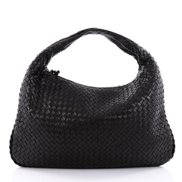 Bottega Veneta Veneta Hobo Intrecciato Nappa Large Black 2423003