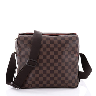 Louis Vuitton Naviglio Handbag Damier Brown 2423104