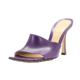 Bottega Veneta Women's Stretch Mule Heeled Sandals Leather