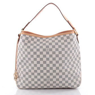 Louis Vuitton Delightful NM Handbag Damier MM White 2423502