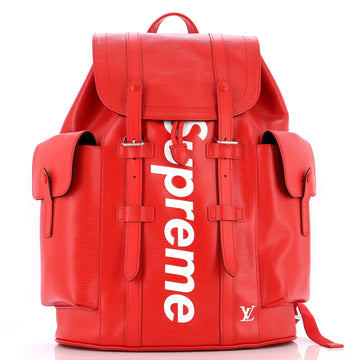 Louis Vuitton Christopher Backpack Limited Edition Supreme Epi Leather PM