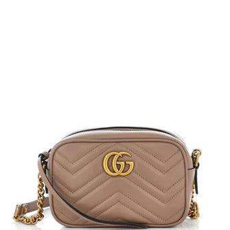 Gucci GG Marmont Shoulder Bag Matelasse Leather Mini
