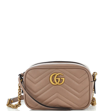 Gucci GG Marmont Shoulder Bag Matelasse Leather Mini