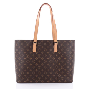 Louis Vuitton Luco Handbag Monogram Canvas Brown 2423802