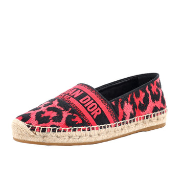 Christian Dior Women's Granville Espadrilles Embroidered Canvas