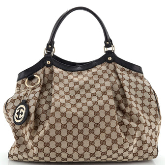 Gucci Sukey Tote GG Canvas Large