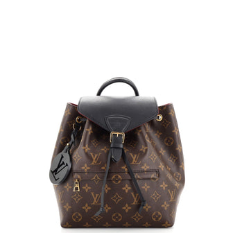 Louis Vuitton Montsouris NM Backpack Monogram Canvas with Leather PM
