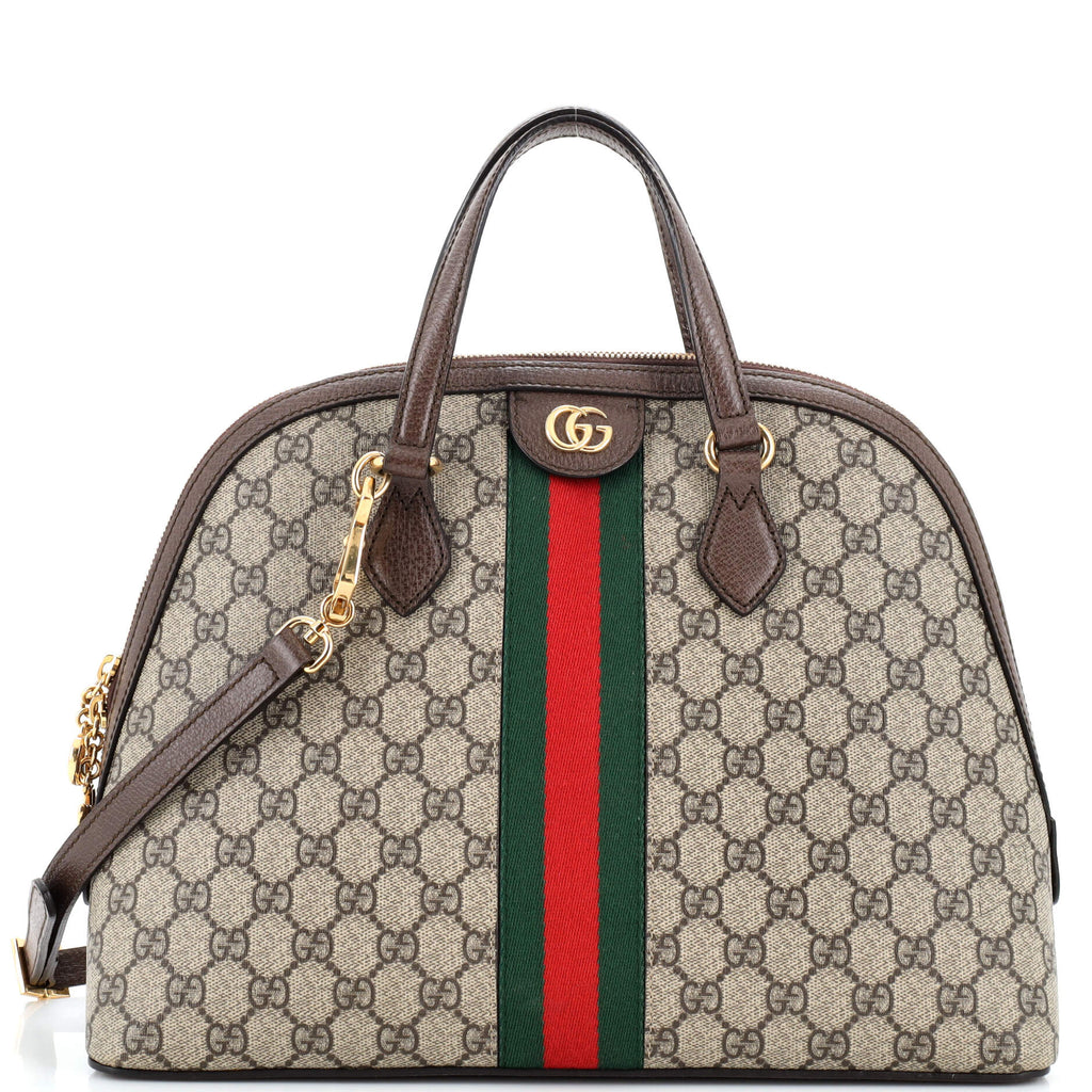 Gucci Ophidia Dome Top Handle Bag GG Coated Canvas Medium 242420