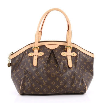 Louis Vuitton Tivoli Handbag Monogram Canvas GM Brown 2424901