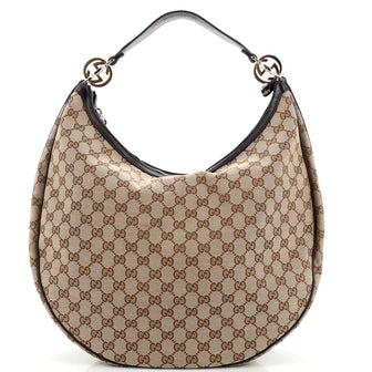 Gucci Twins Hobo GG Canvas Large