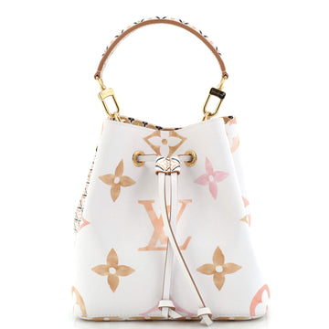Louis Vuitton NeoNoe Handbag By The Pool Monogram Watercolor Giant BB