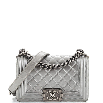Chanel Boy Flap Bag Quilted Lambskin Small
