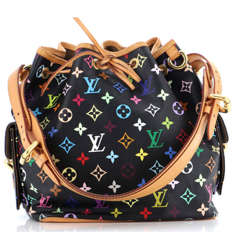 Louis Vuitton Petit Noe Handbag Monogram Multicolor