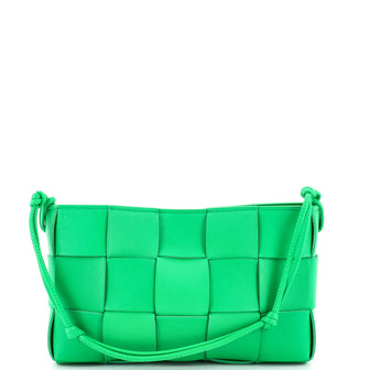 Bottega Veneta Cassette Pouch on Strap Maxi Intrecciato Leather