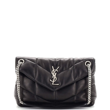 Saint Laurent Loulou Puffer Shoulder Bag Quilted Leather Small