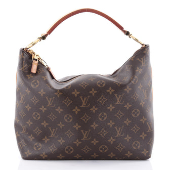 Louis Vuitton Sully Handbag Monogram Canvas PM Brown 2426901