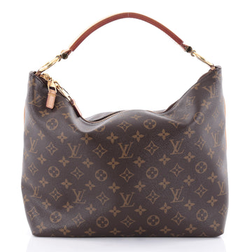 Louis Vuitton Sully Handbag Monogram Canvas PM Brown 2426901
