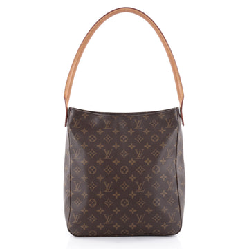 Louis Vuitton Looping Handbag Monogram Canvas GM Brown 2426903