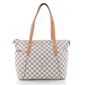 Louis Vuitton Totally Handbag Damier MM White
