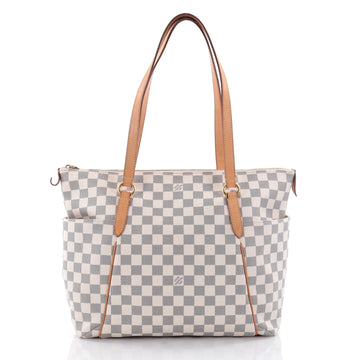 Louis Vuitton Totally Handbag Damier MM White